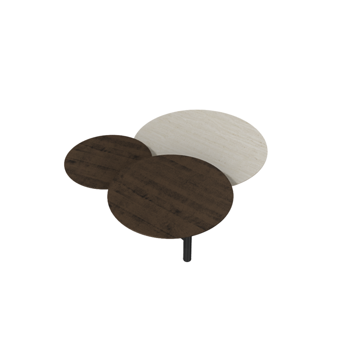 ORBIT 3 TIER COCKTAIL TABLE