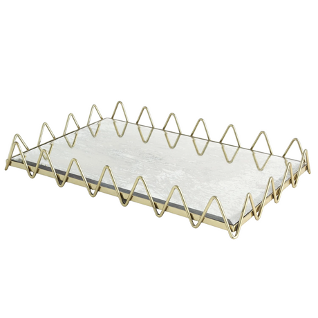 RIC RAC TRAY GOLD