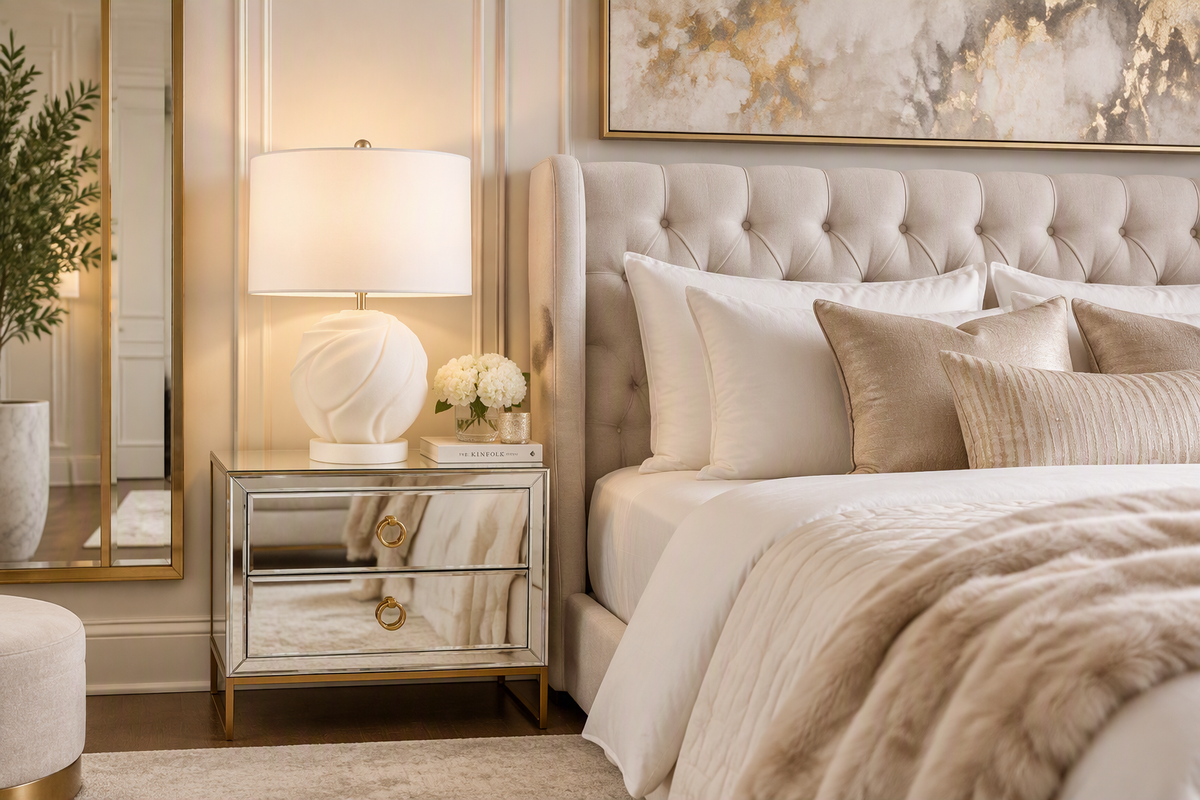 SUBLETE QUARTZ TABLE LAMP