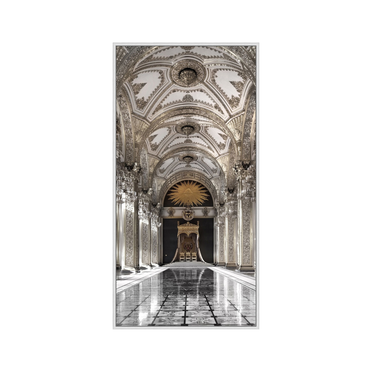 OPULENT INTERIOR TRIPTYCH