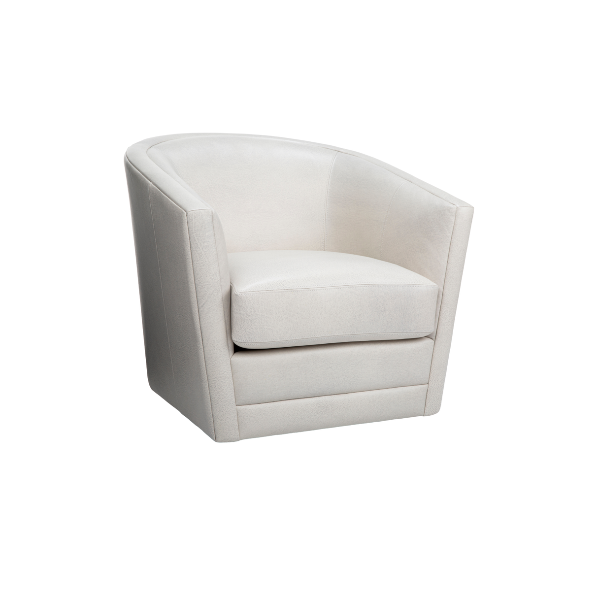 EMILY LEATHER SWIVEL CHAIR