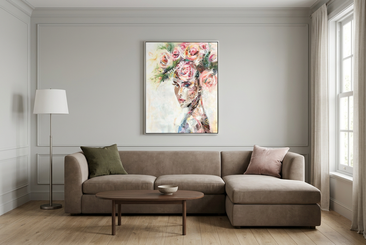 The First Visitor in a new sectional room setting