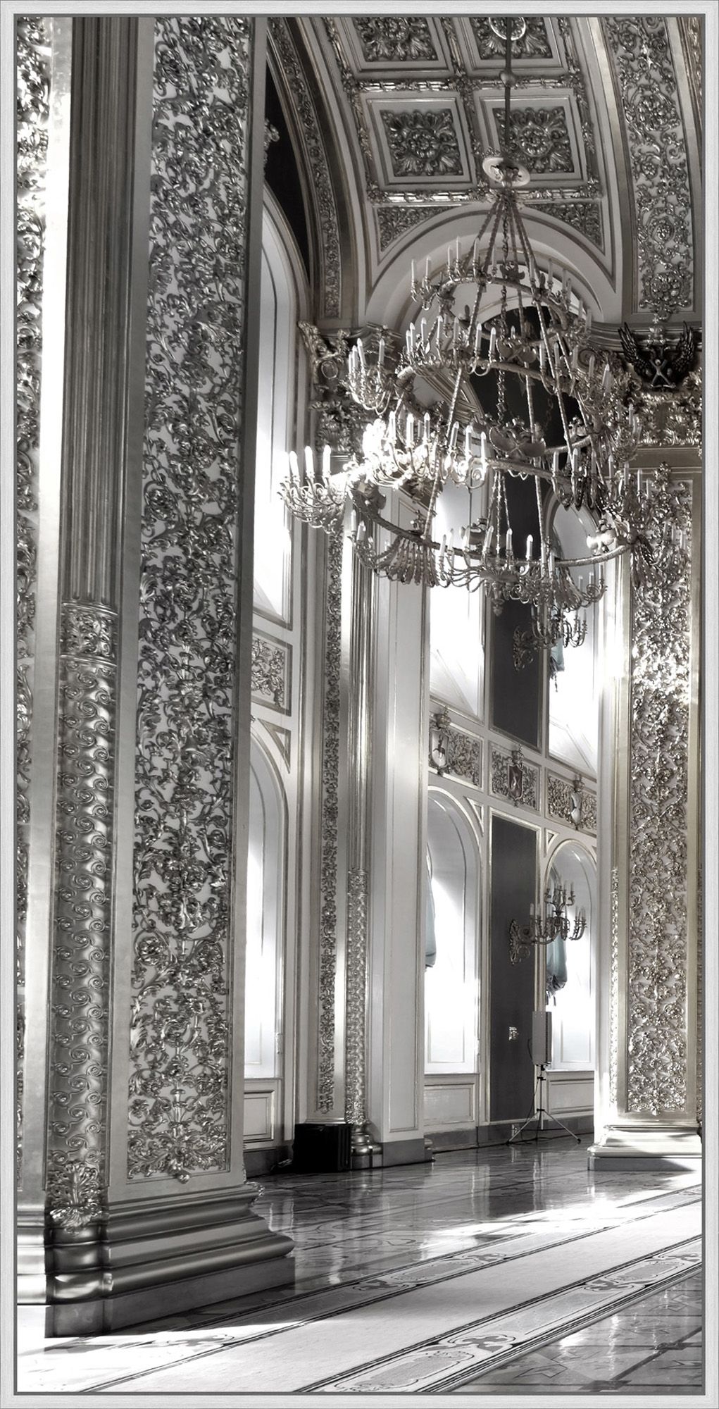 OPULENT INTERIOR TRIPTYCH