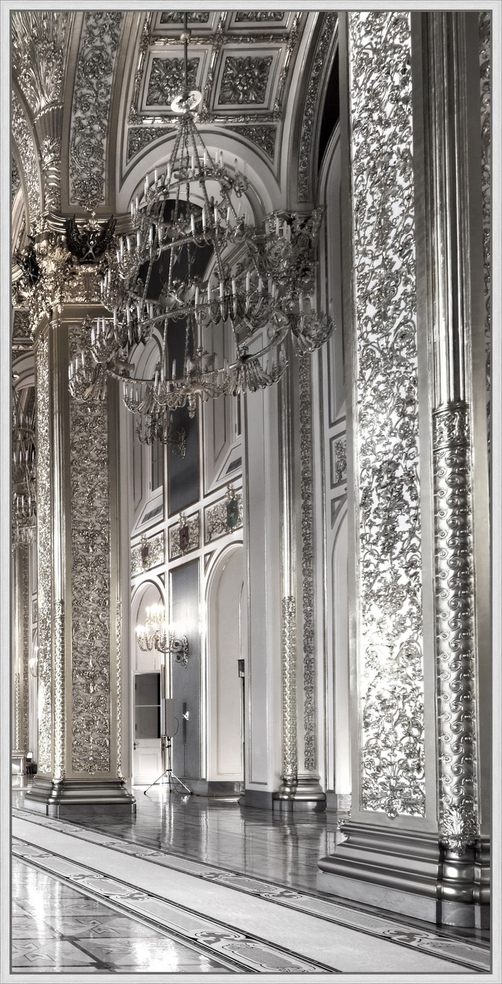 OPULENT INTERIOR TRIPTYCH