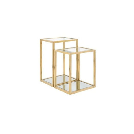 MULTI-LEVEL COFFEE TABLE AND END TABLE