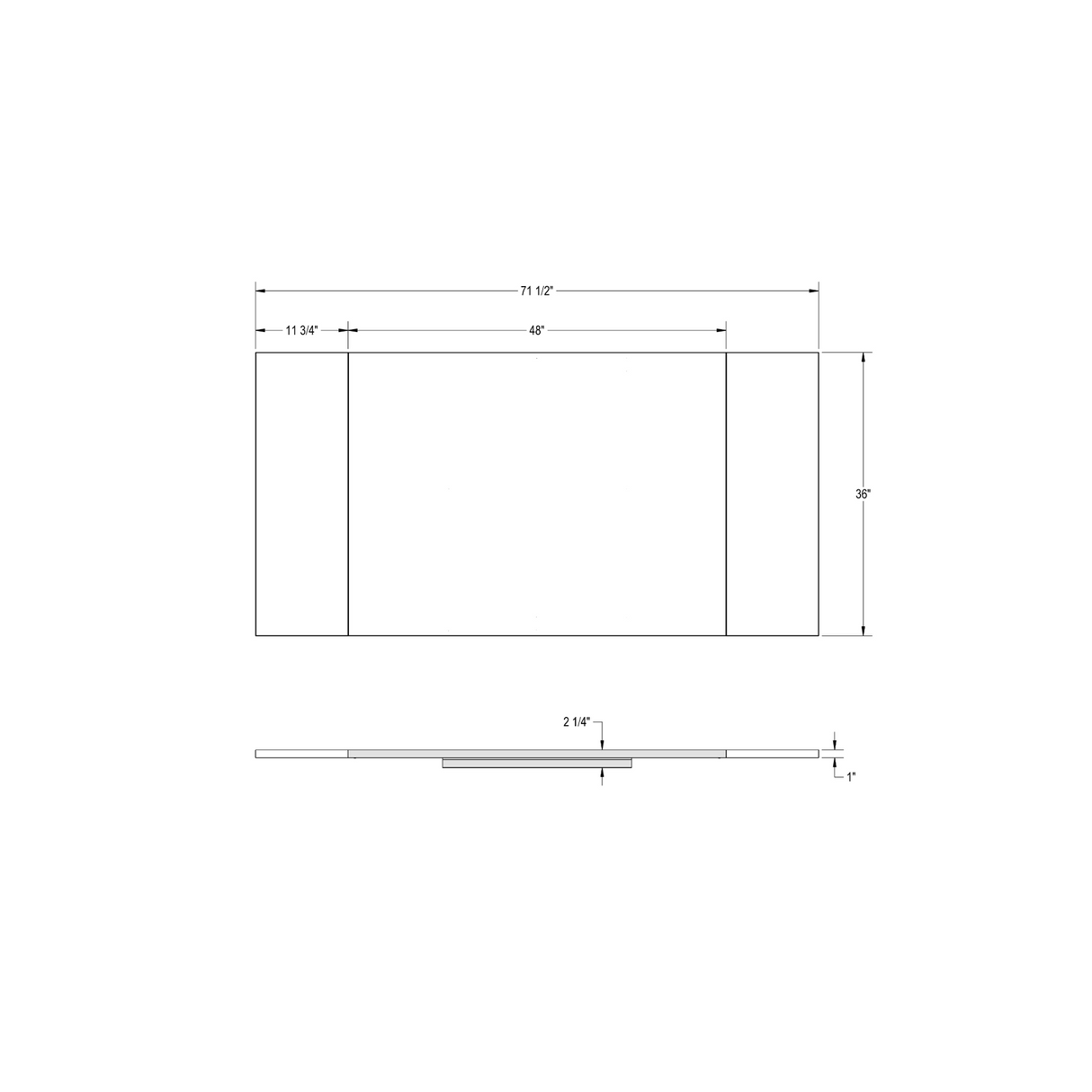 LEWIS EXT. DINING TABLE BASE & TOP