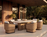 IDRIS DINING TABLE - 86"