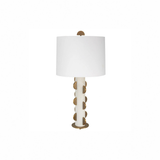 HALF MOON MARBLE TABLE LAMP - FLOOR MODEL
