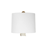 HALF MOON MARBLE TABLE LAMP - FLOOR MODEL
