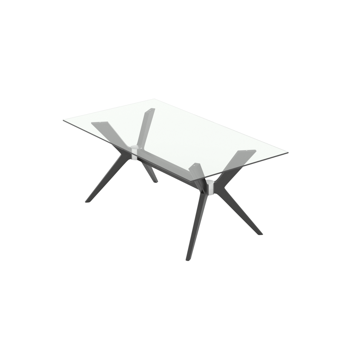 DOWNTOWN GLASS DINING TABLE