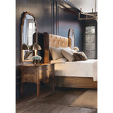 ARCHIVES LEATHER TUFTED KING BED