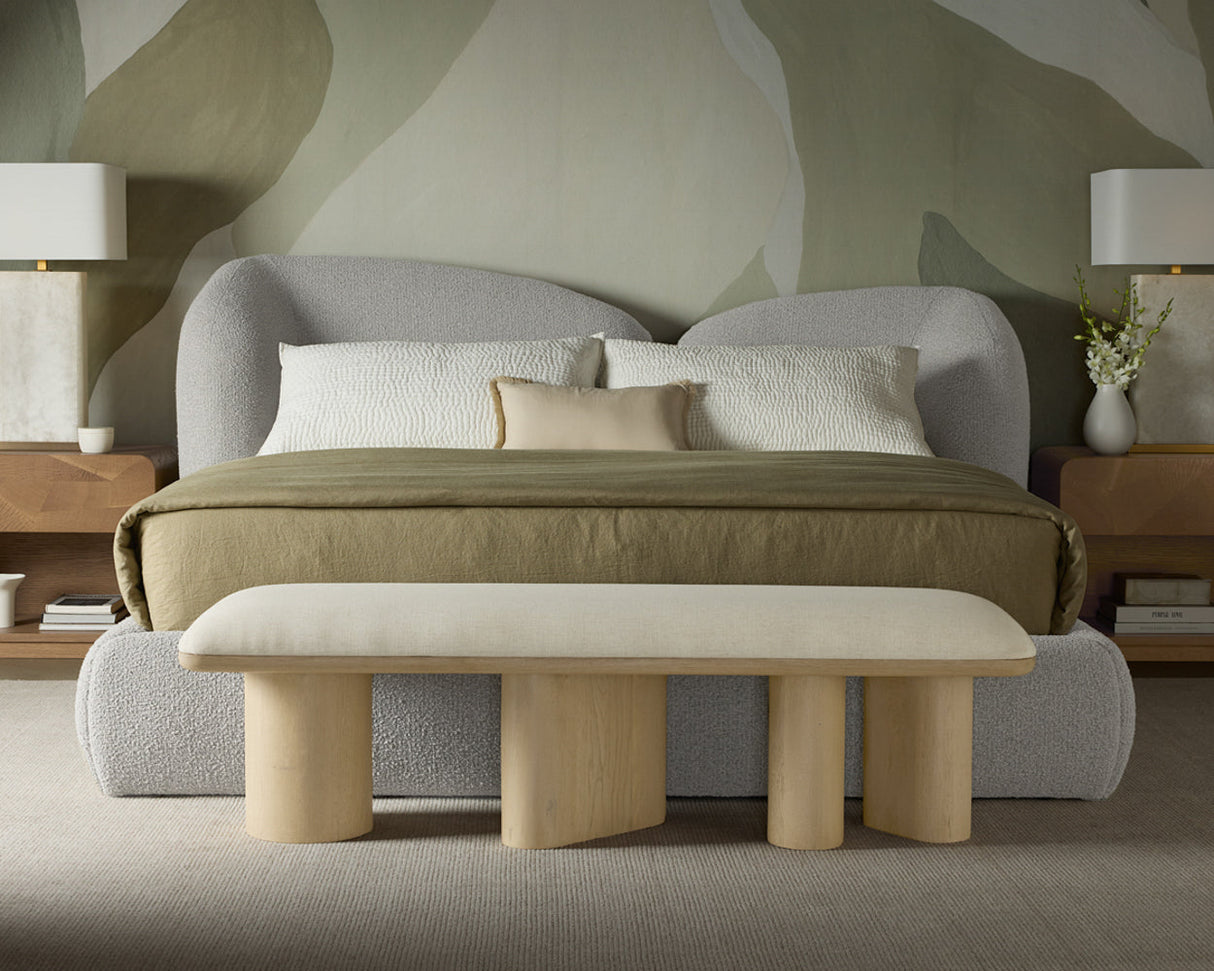 HIRO BENCH - LIGHT OAK