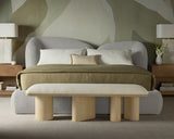 HIRO BENCH - LIGHT OAK