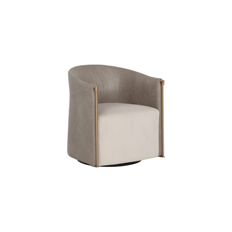 LEONTINE SWIVEL LOUNGE CHAIR