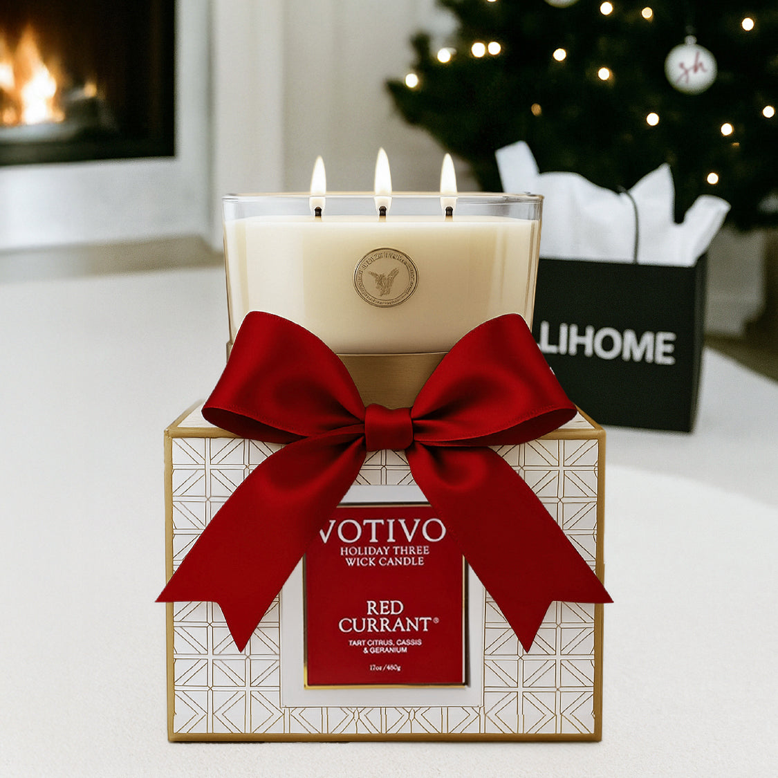 RED CURRANT 3-WICK CANDLE