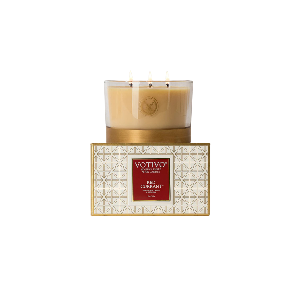 RED CURRANT 3-WICK CANDLE