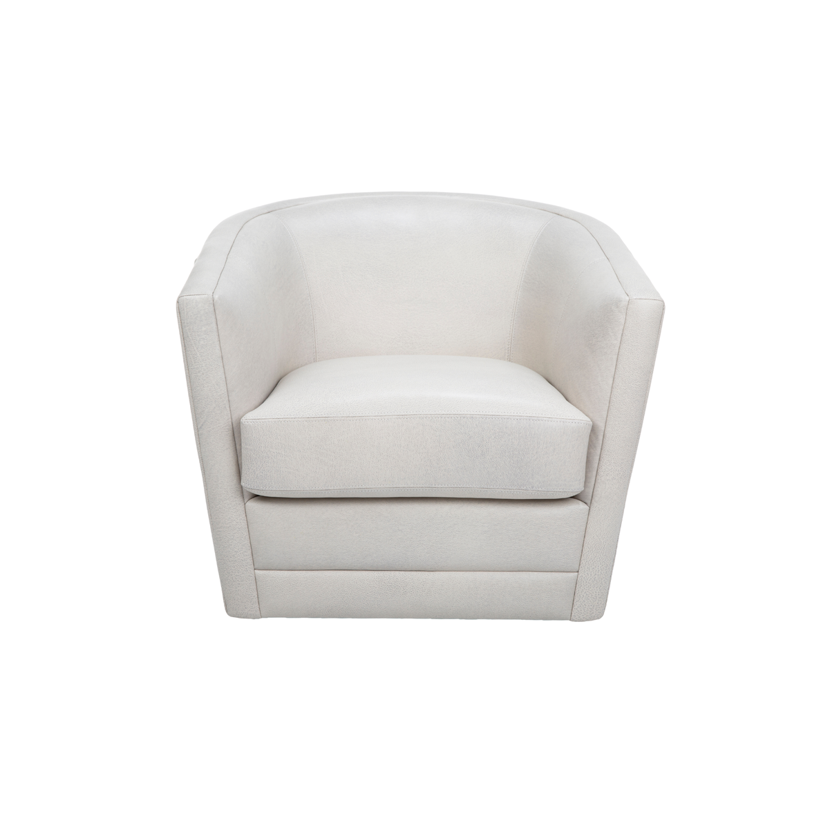 EMILY LEATHER SWIVEL CHAIR