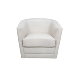 EMILY LEATHER SWIVEL CHAIR