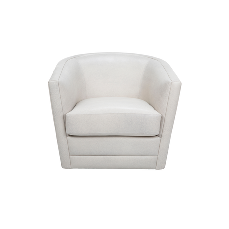 EMILY LEATHER SWIVEL CHAIR