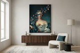 Madamoiselle Butterfly displayed in an elegant sitting room