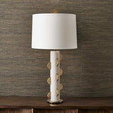 HALF MOON MARBLE TABLE LAMP - FLOOR MODEL