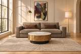 Room setting with Vern and Matte floor lamps