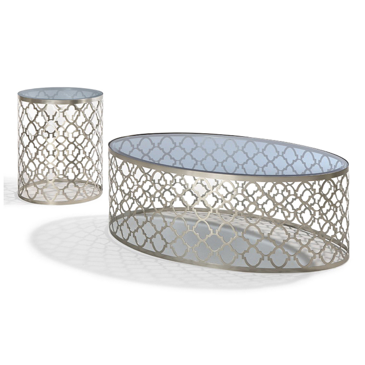 QUATREFOIL COFFEE AND END TABLE